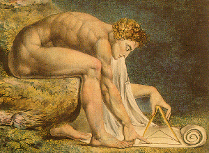 Newton según un grabado de William Blake