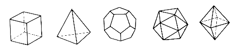 Los poliedros regulares